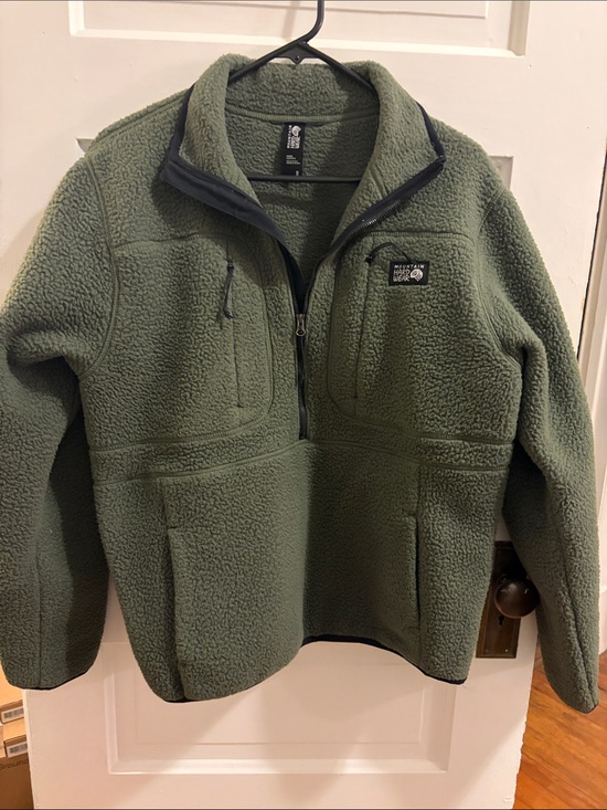 Mountain Hardwear Other - Mountain Hardwear Men’s Olive Green Sherpa Pullover Jacket